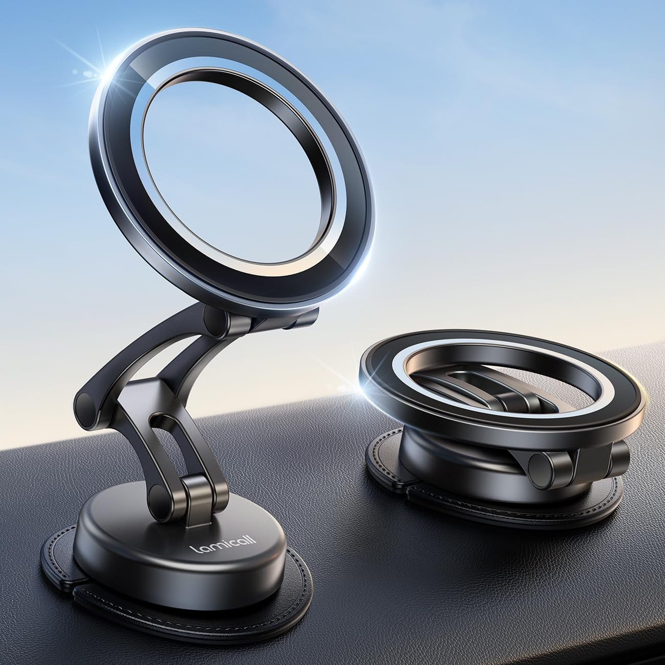 MagSafe Adjustable Car Mount - Black-image-0af0ea61-b47d-4e88-b26c-8916579c986a-3329