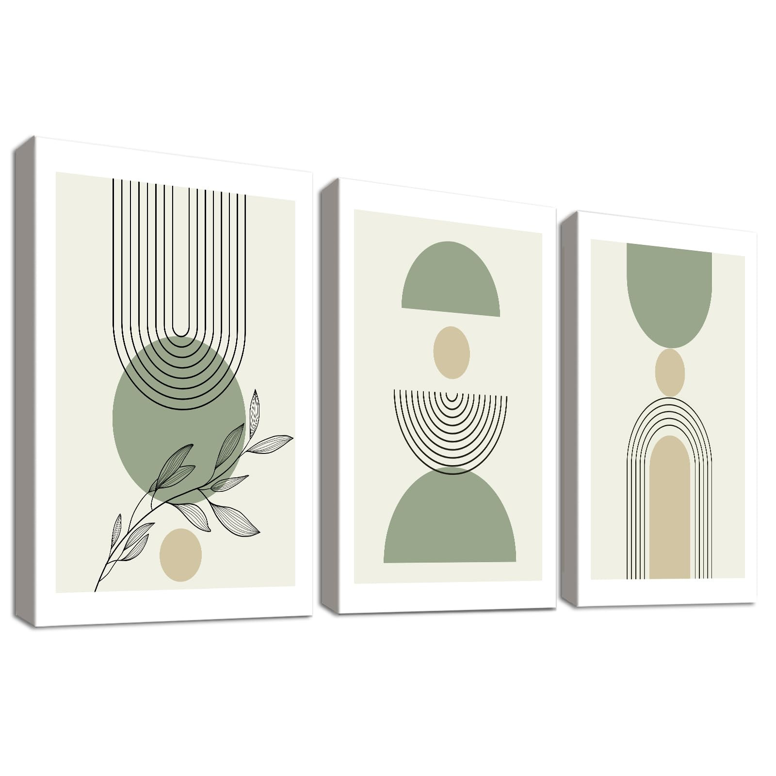 Halloween Canvas Wall Art Set - Pumpkins Spooky Castle 40x60cm