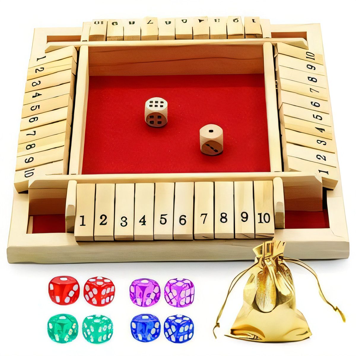 Wooden Shut The Box Dice Game - Red One Size-image-4c95babb-47d6-44f6-9dcf-9e40f7f3451f-110281
