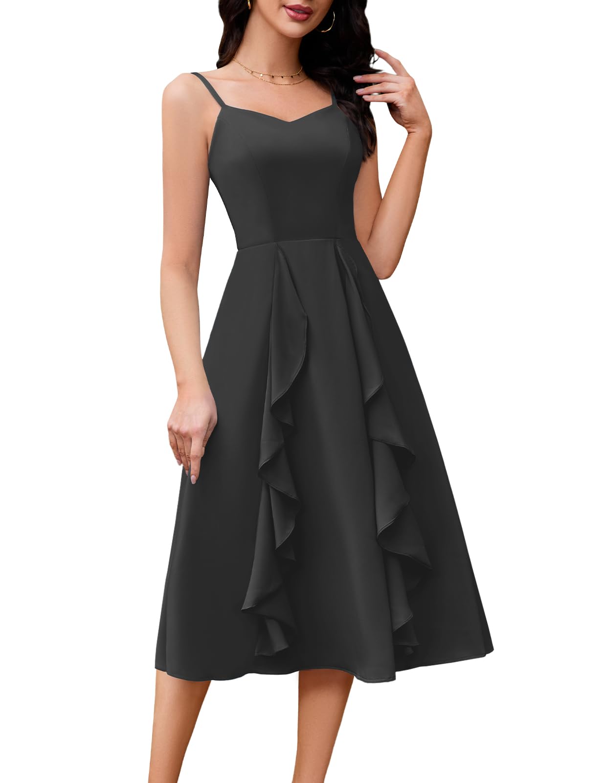 Women's A-Line Lace Dress - Black L-image-1db33fbc-d8c7-49df-9224-30bf169deeb5-129704