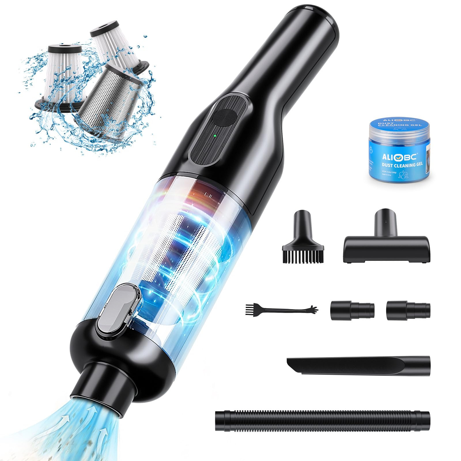 Handheld Vacuum Cleaner 22000Pa Cordless - Black-02 VC029