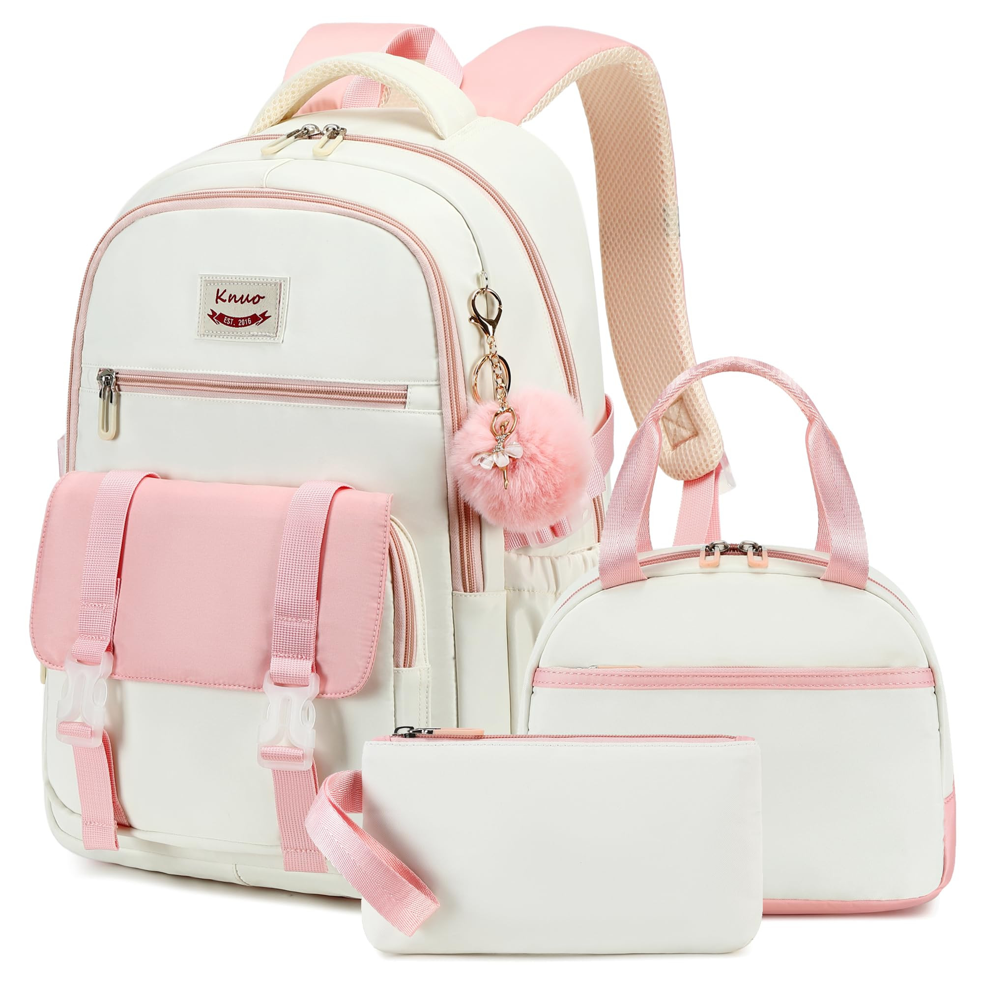 School Backpack with Lunch Box - Pink Large-image-8eb09028-3f63-442b-83bf-d69b14d67a86-268884
