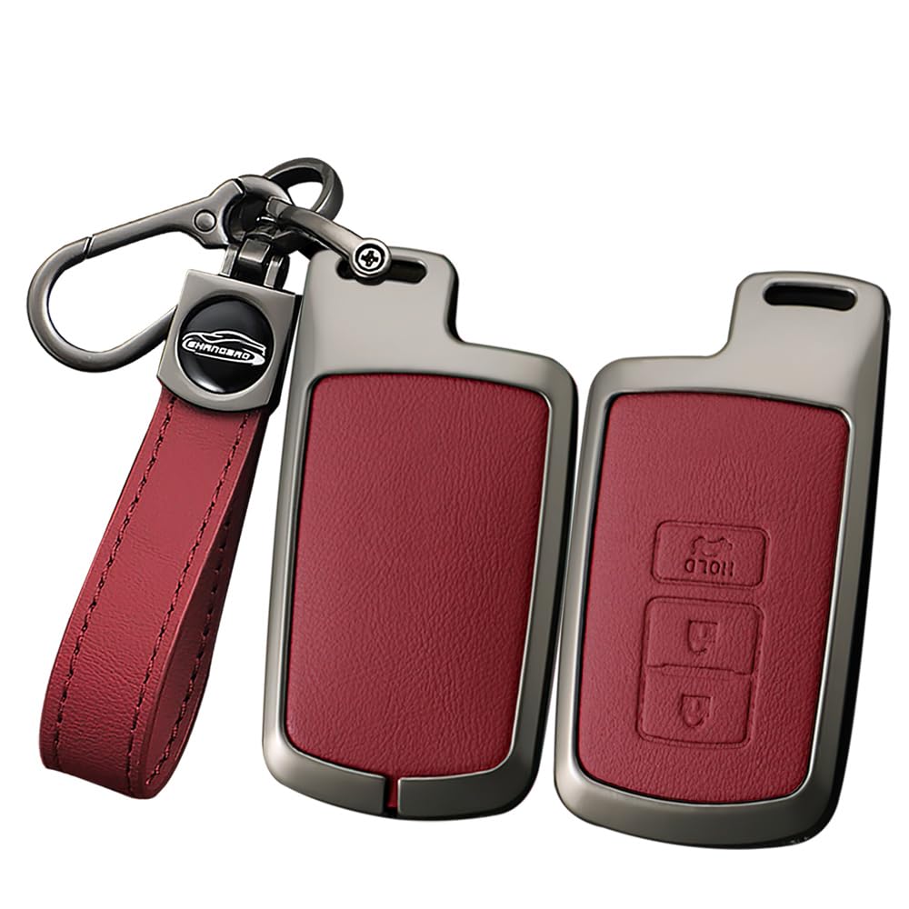3-Button Car Key Fob Cover - Red A-image-89a22f99-38f8-47b1-b4b4-3bde0efec19c-125757