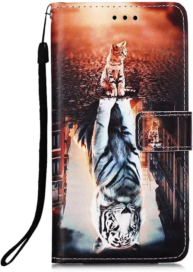 Xiaomi Redmi 9A Flip Wallet Case - Cat & Tiger Design-image-eb491b4b-c6d3-4956-a0f5-d8053b0e3a68-85531
