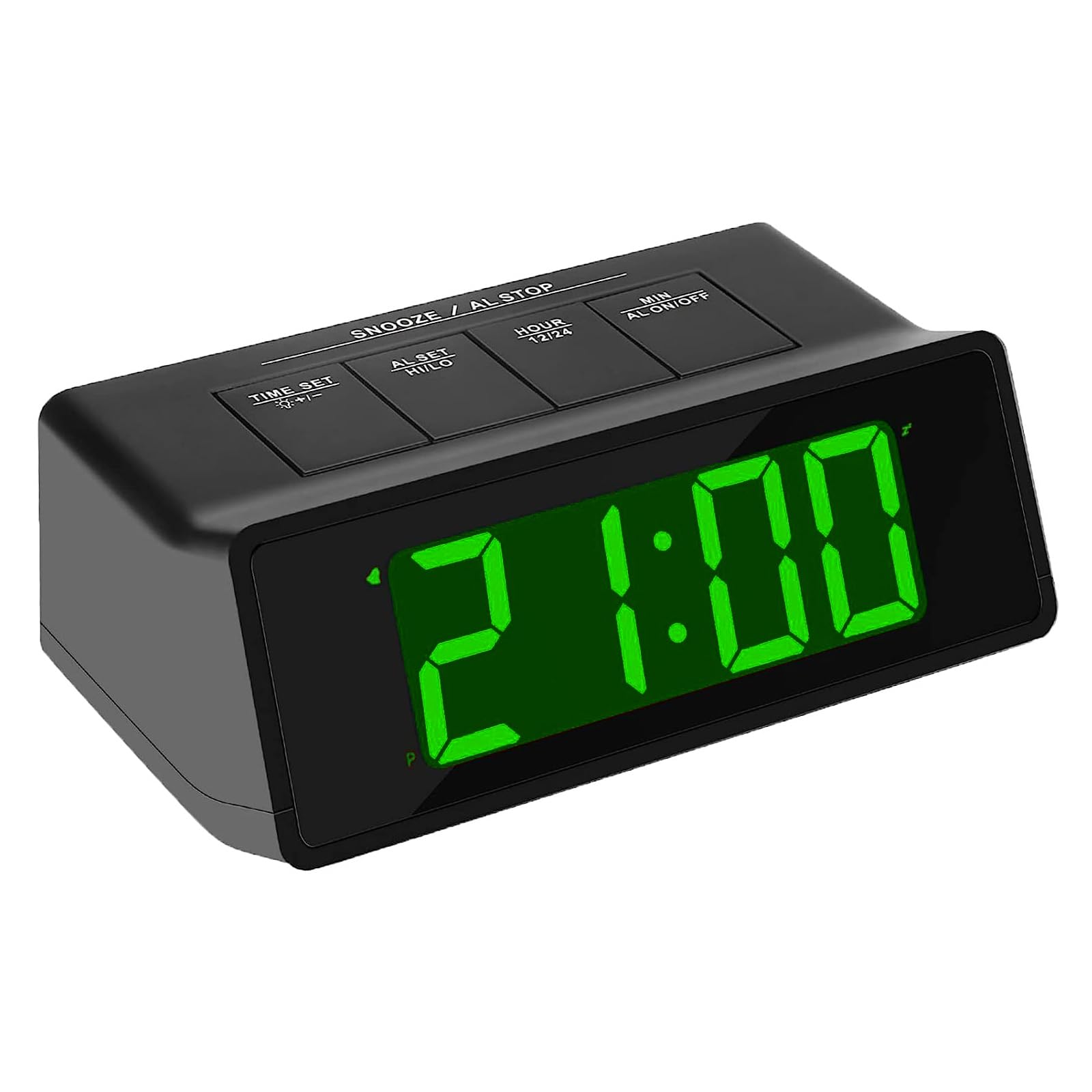 Digital Alarm Clock LED Display - Green Display S-image-3e63bc03-3e71-4041-b02f-e77c97bebf41-125711