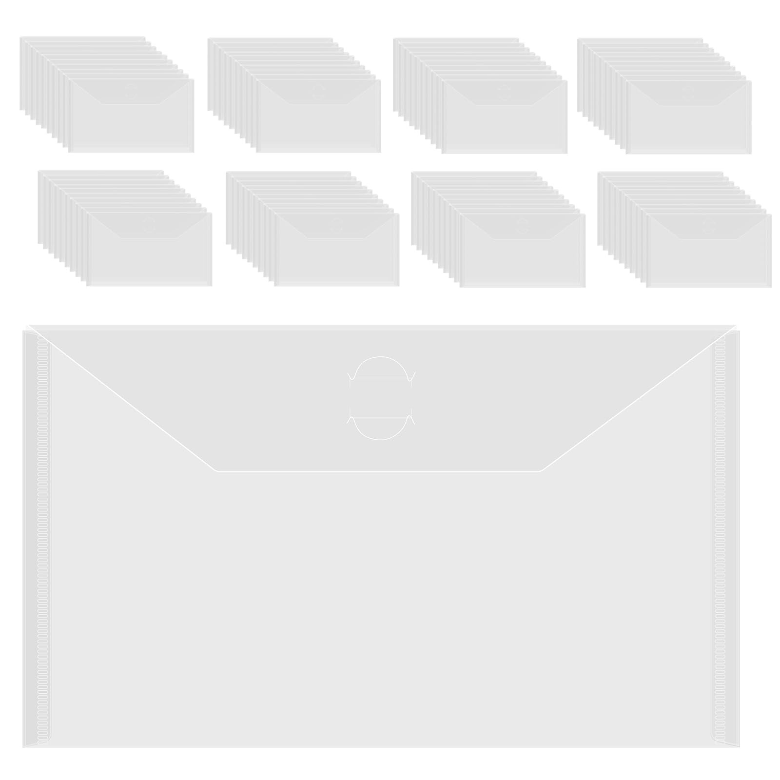 Slimline Storage Envelopes - 80 PCS 15x25cm