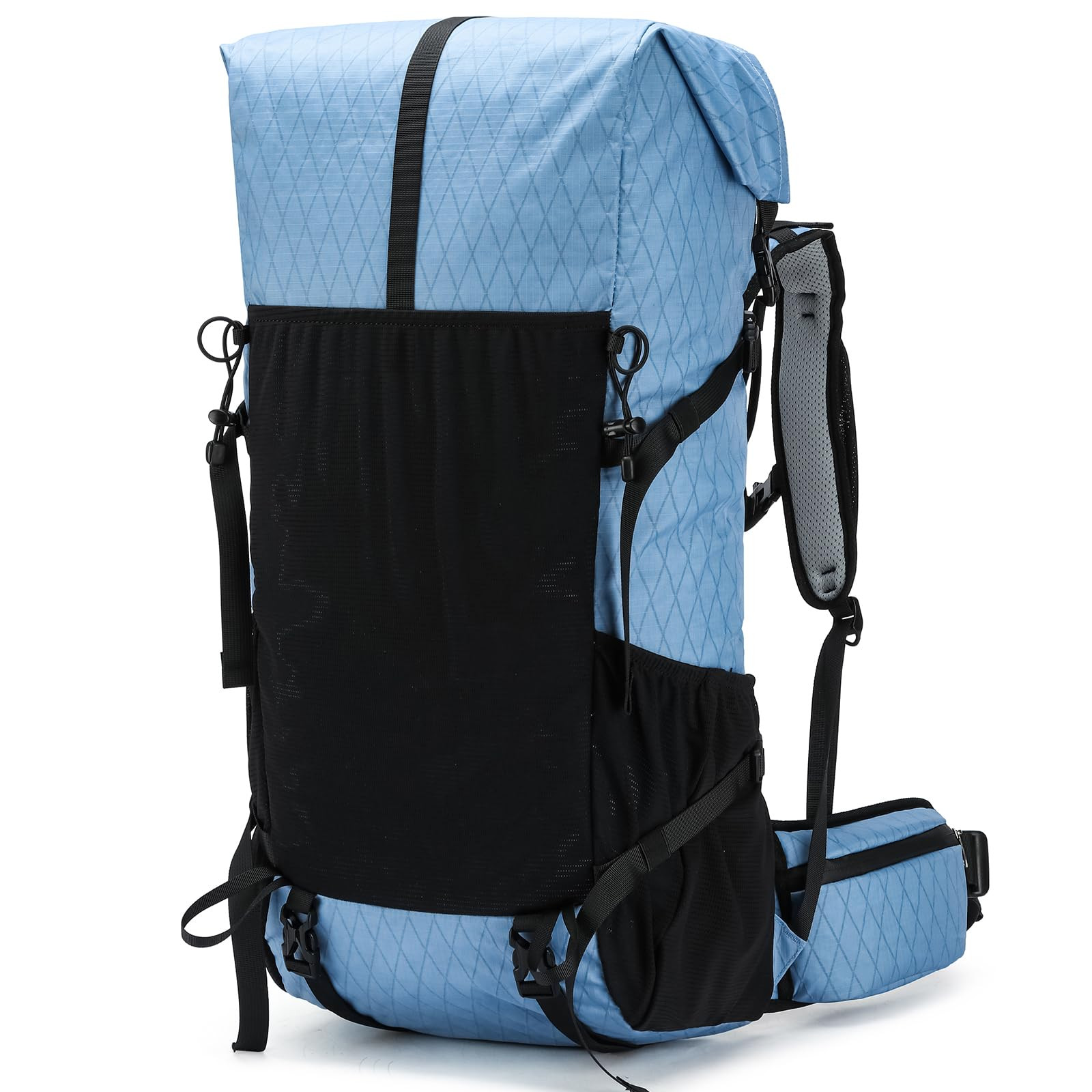 Expandable Hiking Backpack - Blue 40L TO 50L-image-0a4fa1ea-8d26-4129-9cd7-42749ab9c8d6-129932