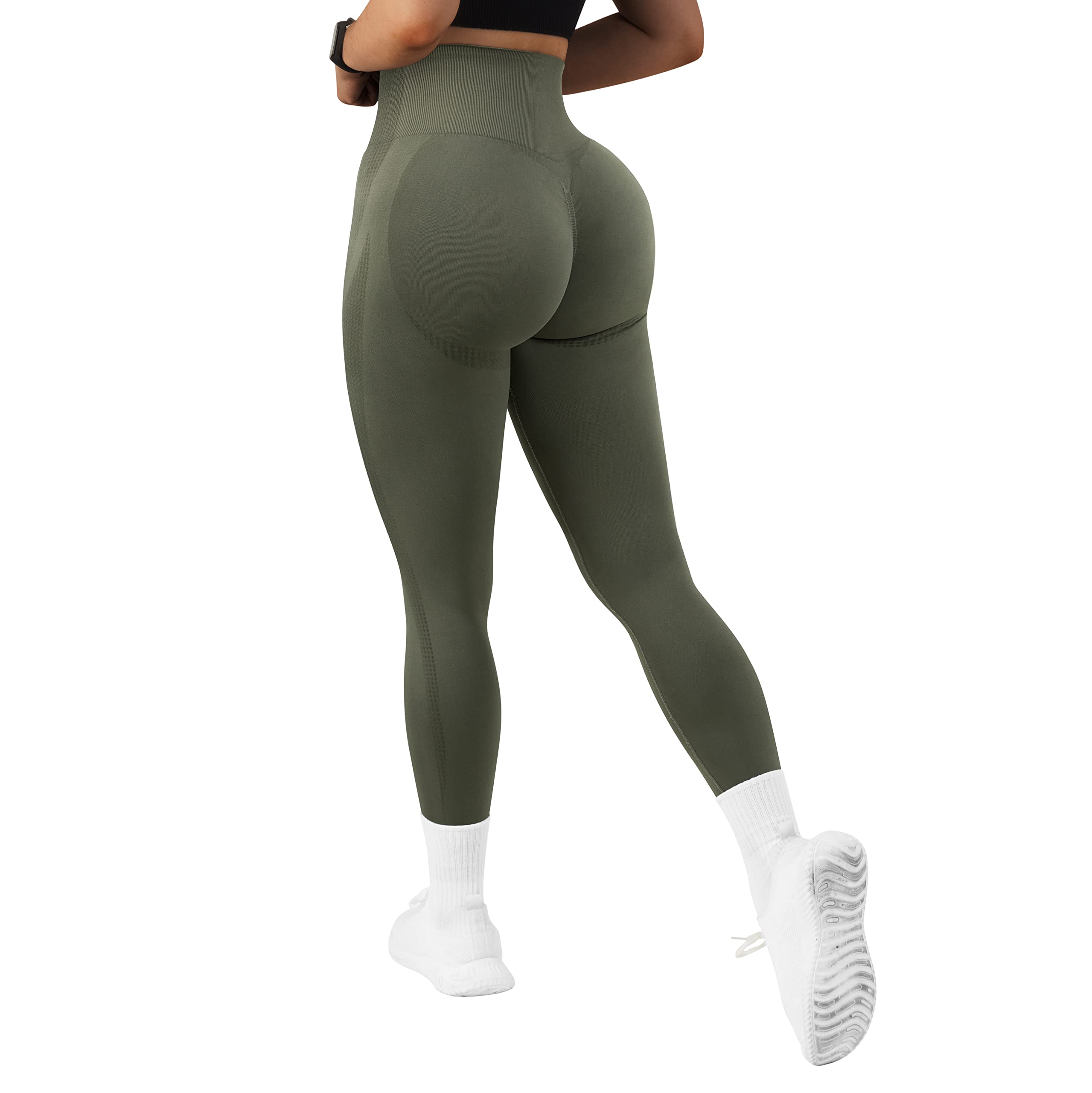 Seamless Butt Lift Leggings - Army Green M-image-a1fd68b2-3005-43e4-a075-c3acd735e412-127447