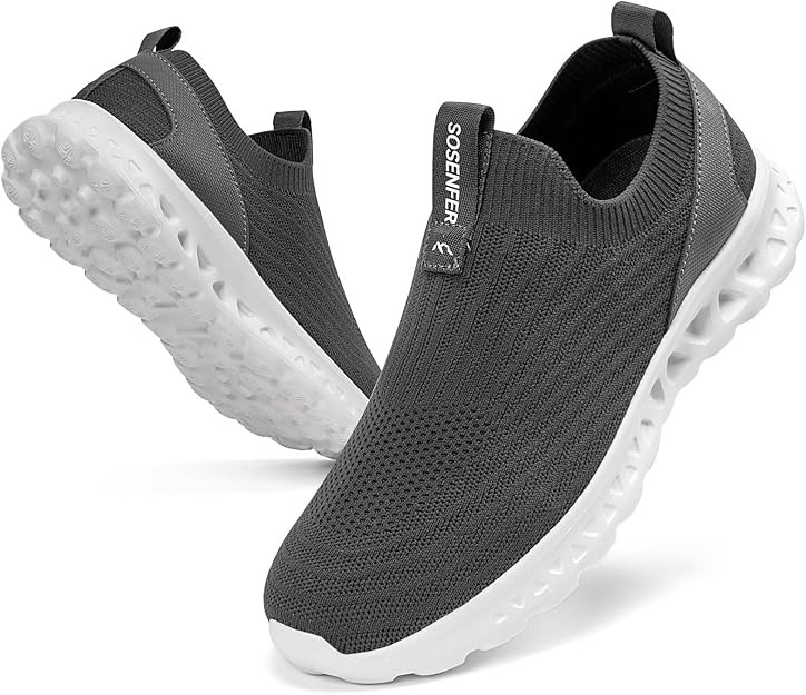 Men's Slip-On Trainers - Dark Grey UK 6.5-image-dedea602-bc9f-4c6c-9f8f-9cddabe34e06-107735