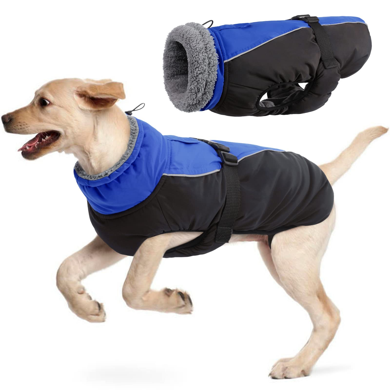 Waterproof Winter Dog Jacket - Red Small-image-964514aa-ddff-4cfb-bcbe-64273caeb9b9-134001