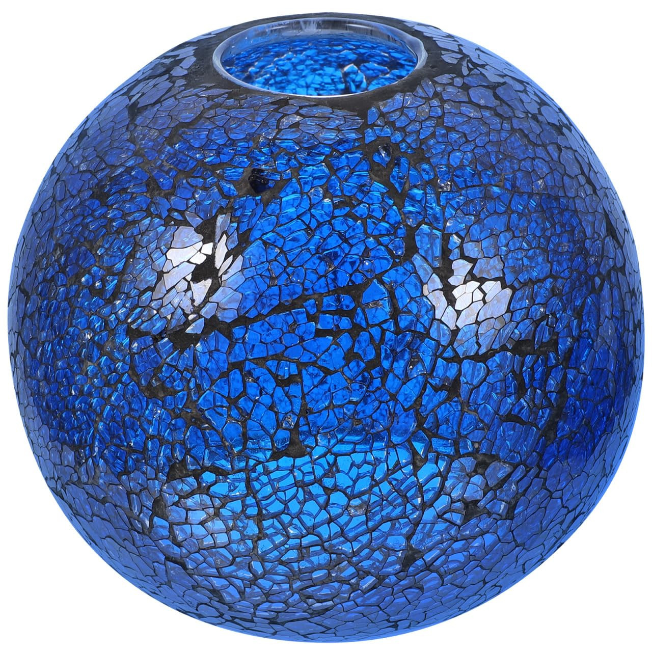 Retro Stained Glass Lampshade - Blue Glass 16cm-image-9df4193b-b8d4-466a-8034-37277d3c9fd5-1012