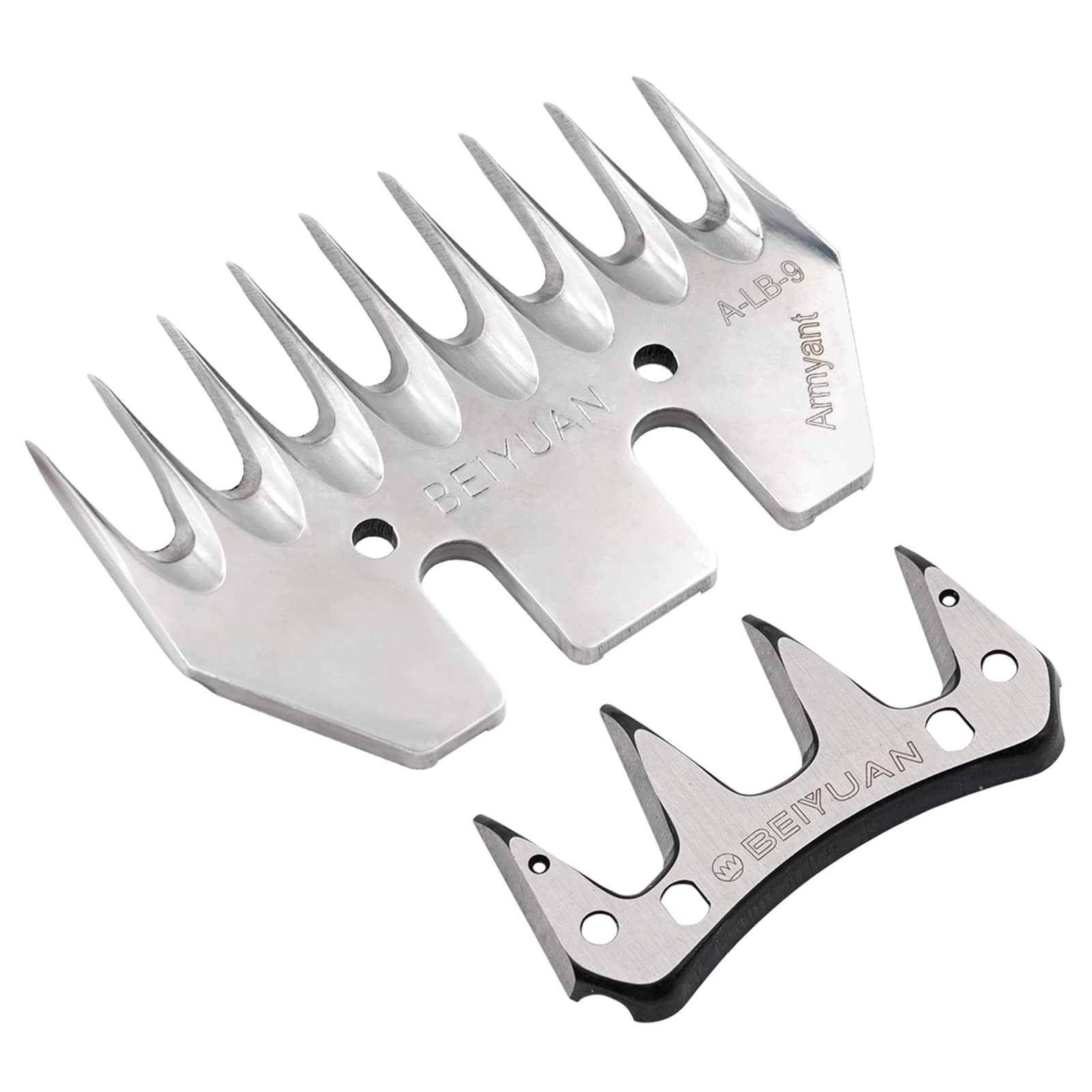 Sheep Shears Replacement Blades - Silver 9 Teeth-image-d129a6aa-8959-45ea-961d-04c38074b1b5-3924