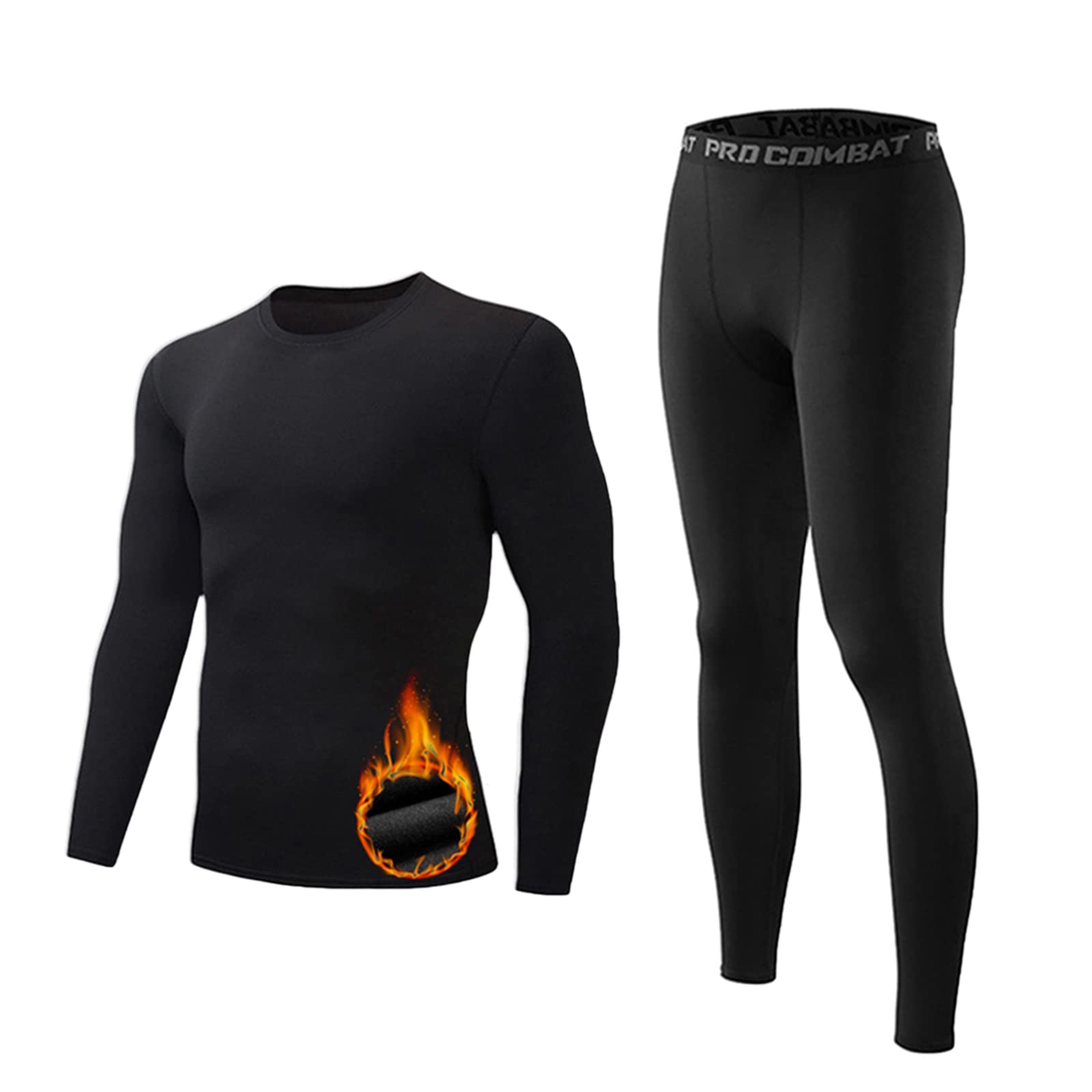 Men's Thermal Underwear Set - Black S-image-715f2165-d957-4fd4-bc85-5fd35514afd2-125732