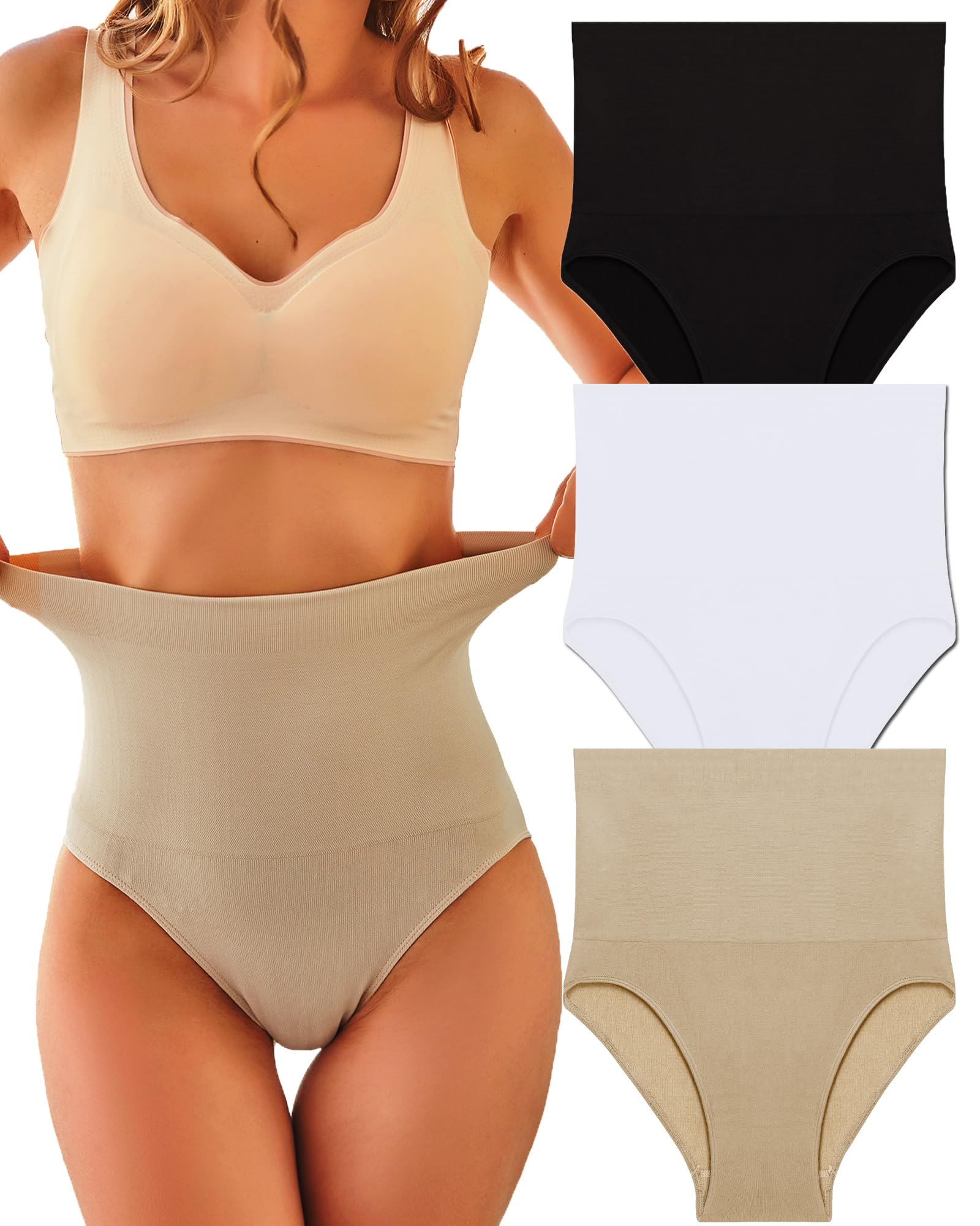 Women's Tummy Control Briefs - A-3er XXL-image-4604eac2-56d5-4a3a-b806-7742699e05ea-127207