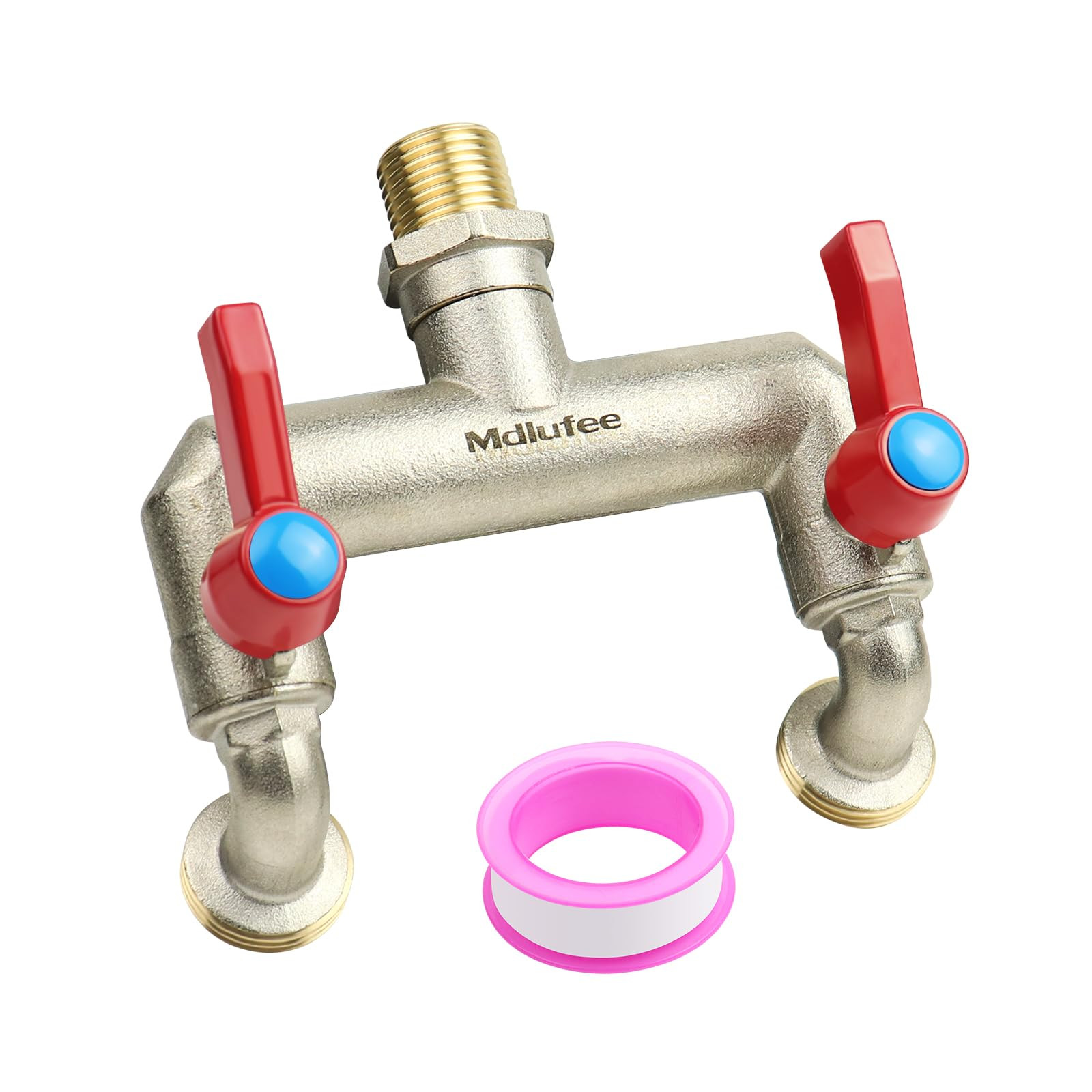 Brass Hose Tap Splitter 2 Way - Brass 3/4 Inch-image-996e10aa-708b-4a2a-a898-1a654acaff40-3327