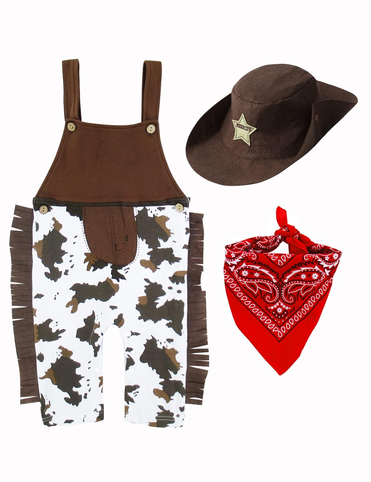 Toddler Cowboy Costume Set - Brown 2 Years-image-74a83321-6ab6-4409-bbc1-705e5d162034-127462