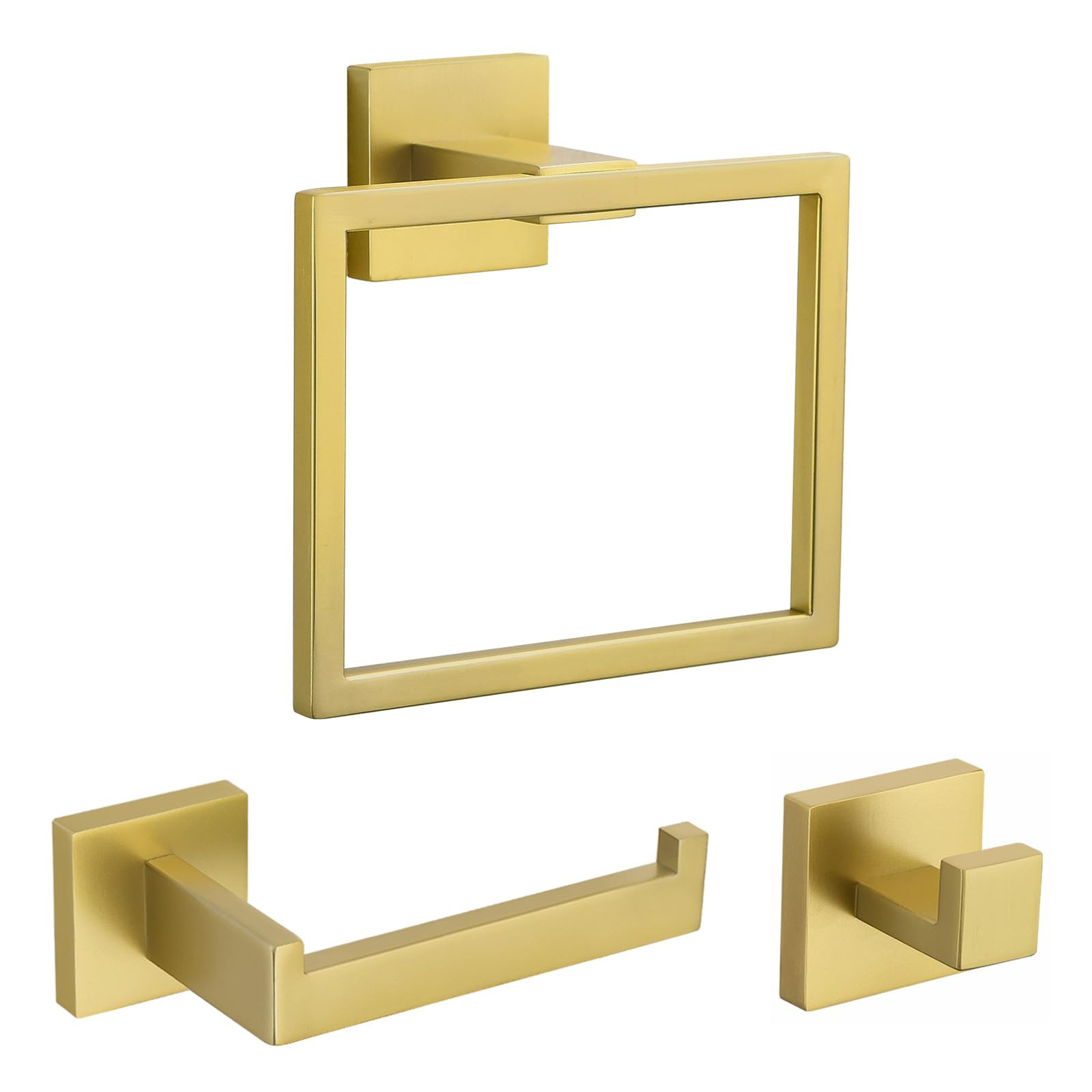 3 Piece Bathroom Set Stainless Steel - Brushed Gold-image-b0663e21-154c-4cb7-a1c5-79568fc40f9f-133781