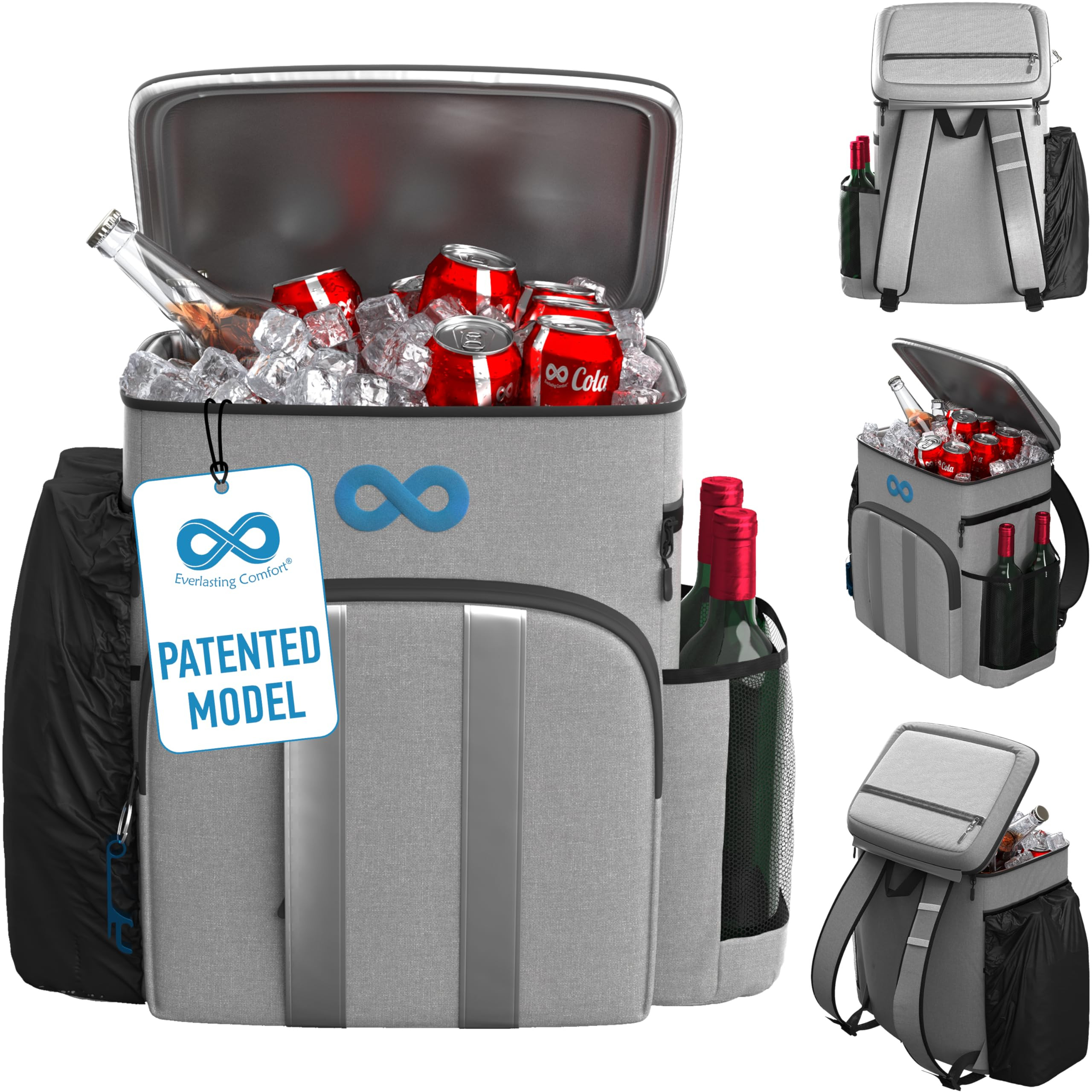 Leakproof Cooler Backpack 54 Cans - Grey 54C-image-8d6f52e0-2822-4aef-8607-fa7b6b248ecd-2388