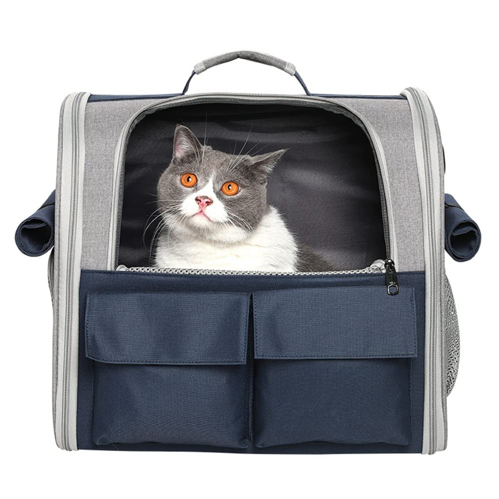 Pet Carrier Backpack Capsule - Blue One Size-image-44b154e8-3432-41c0-b38f-dfe9393f3ecb-268902