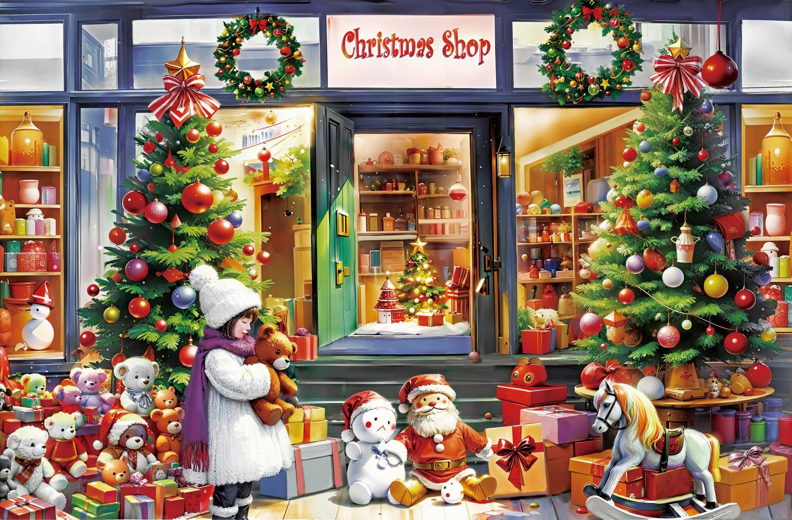 1000 Piece Christmas Jigsaw Puzzle for Adults - Festive Gift Countdown Calendar-image-45c08743-8b14-4e0b-8116-370bdb878b74-32866