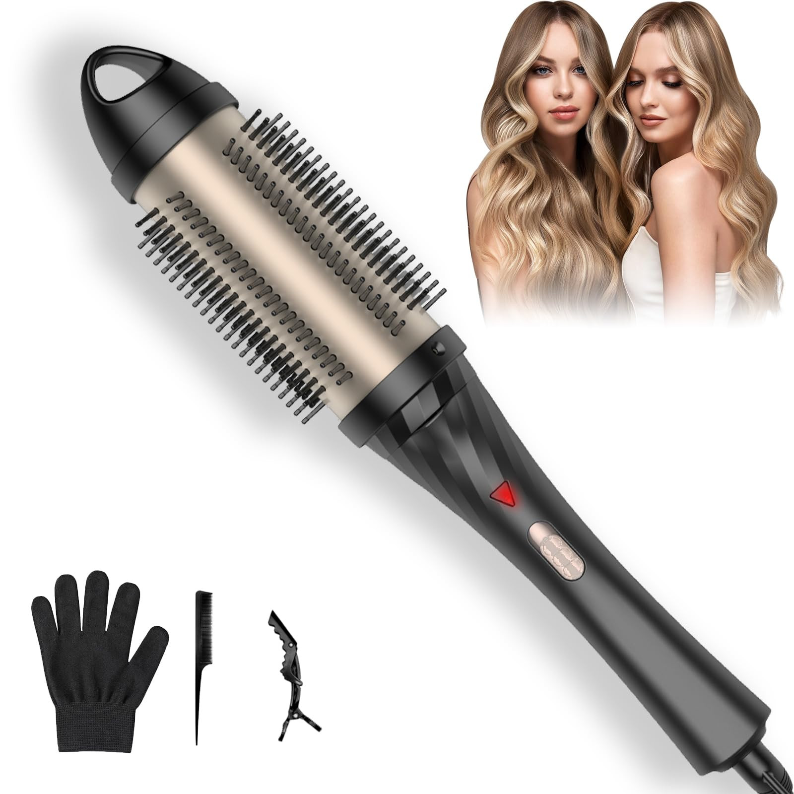 Heated Thermal Curling Brush 3-in-1 - Black 45mm-image-7698129e-96f3-4ee3-95ba-989b354da739-138109