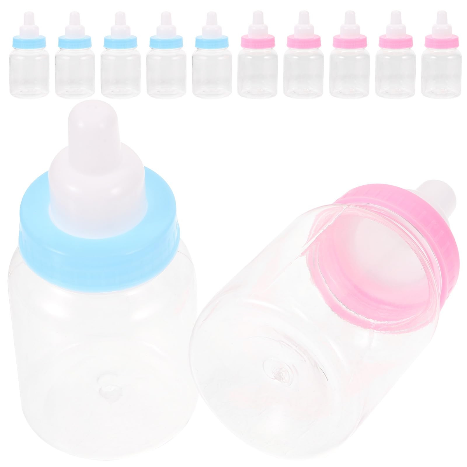 Mini Candy Bottles Baby Shower Favours - Transparent 12 Pack-image-d2ef64d8-4ff9-4b63-a760-669dfa773c7f-3911