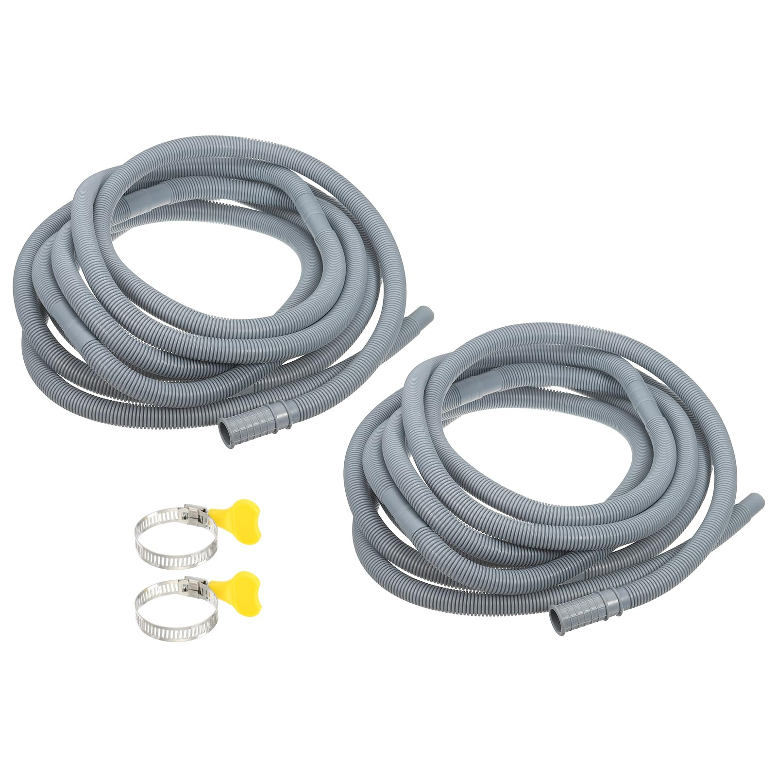 Air Conditioner Drain Hose Kit - Grey 19.7Ft
