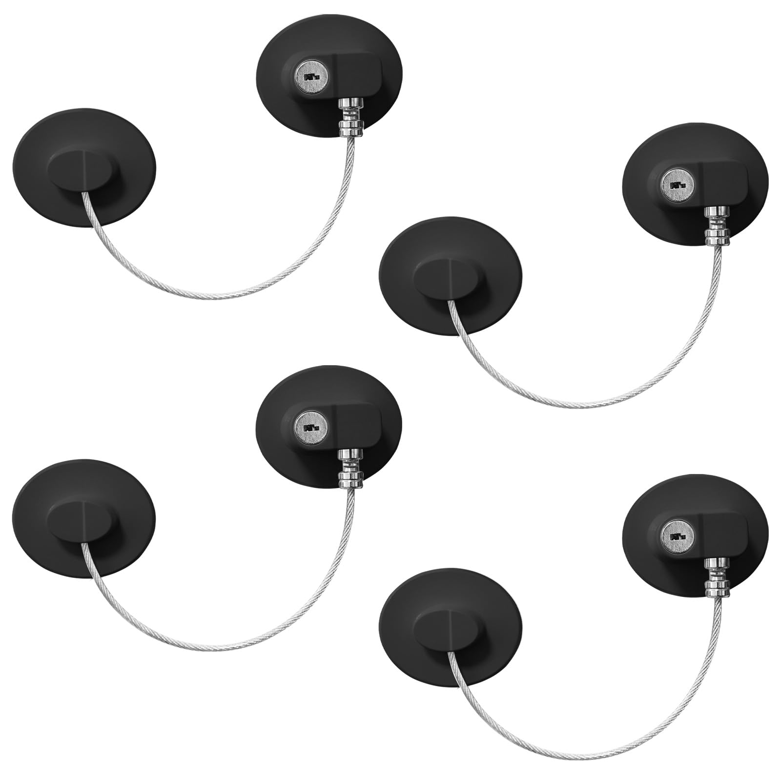 Child Safety Window Locks with Keys - Black 4 Pack-image-dbdcf39c-56de-4541-9fd9-e1c8b5df37cf-125793