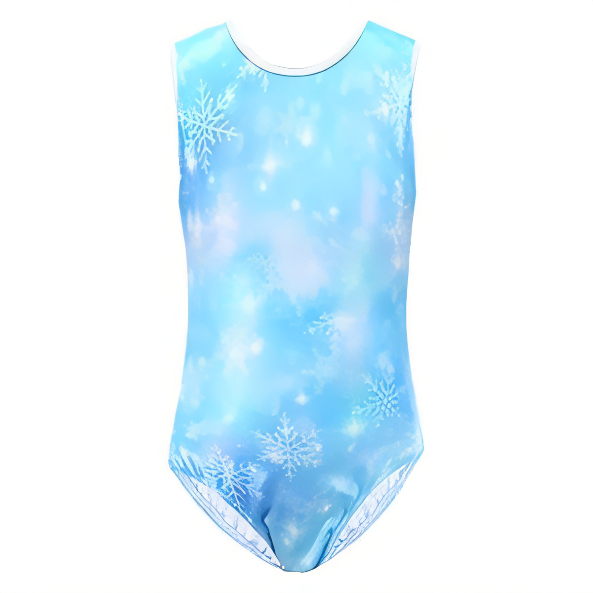 Girls Gymnastics Leotard Sleeveless Ballet, Ages 3-14, Blue-image-9c3b5498-d13d-4fe9-8ad3-340663deba28-65545