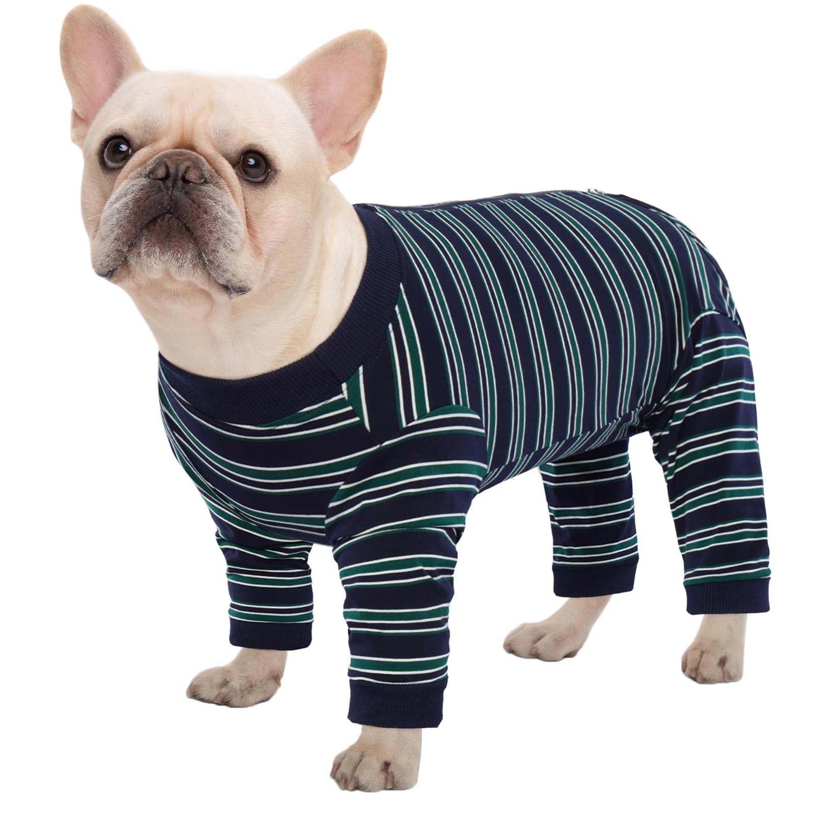 Dog Recovery Suit Breathable Clothing - Navy Stripe M-image-181180fd-5d6a-4125-bdfd-2a86f1bdc5b2-269106