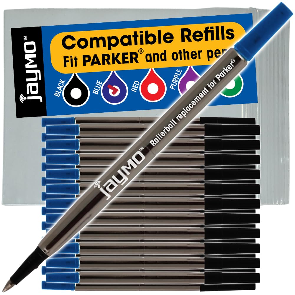 Rollerball Pen Refills Compatible 116mm - Blue-image-255880f2-5b03-4975-8d81-f0ffde6d60c6-126106
