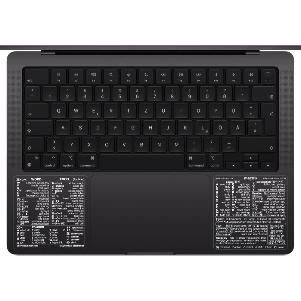 Mac Shortcut Stickers Pack of 10 - Clear/White-image-700ee6bd-58e5-49a7-9beb-e88050e6f2f5-125694