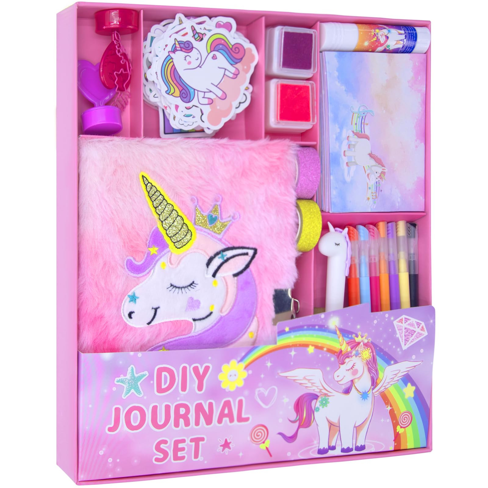 Lockable Journal Kit for Girls - Colour 1 129 Pieces Kit-image-10650c5c-c92f-4dff-a4fa-9d3bbf6bef3b-267761