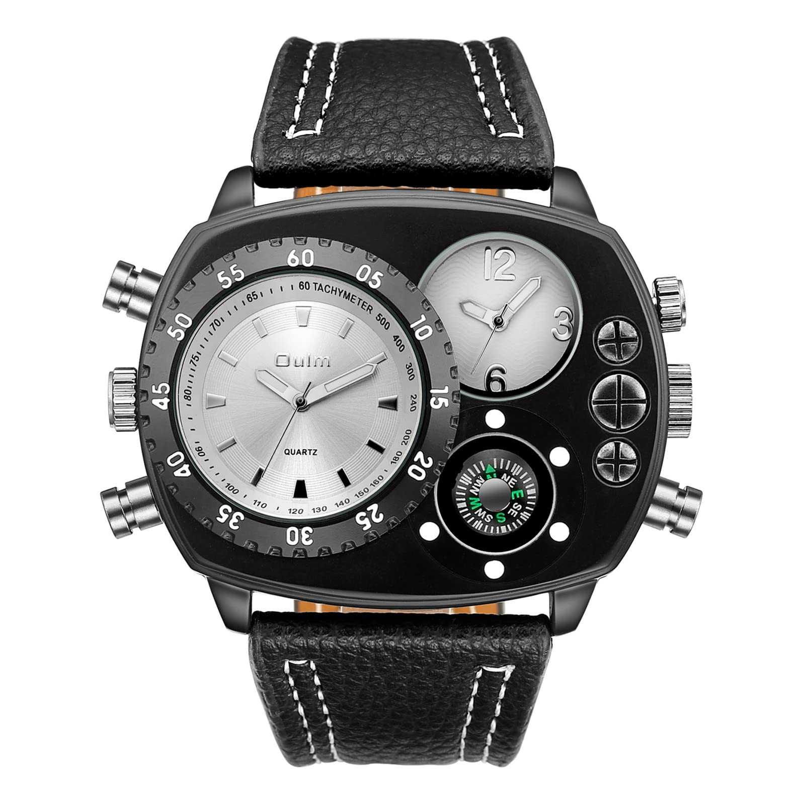 Men's Military Dual Time Quartz Watch - White JW304P0022-image-78b35110-0d73-44cc-ac74-fc9e2a8db9fa-268929