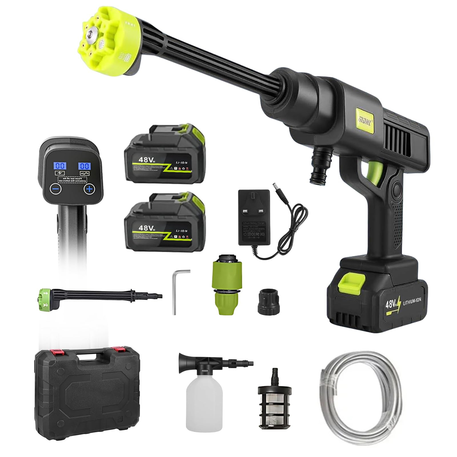 Cordless Pressure Washer 21V Dual Batteries - 2 Batteries-image-ec0415d6-bb1c-4038-80a0-b2d239a82043-1077