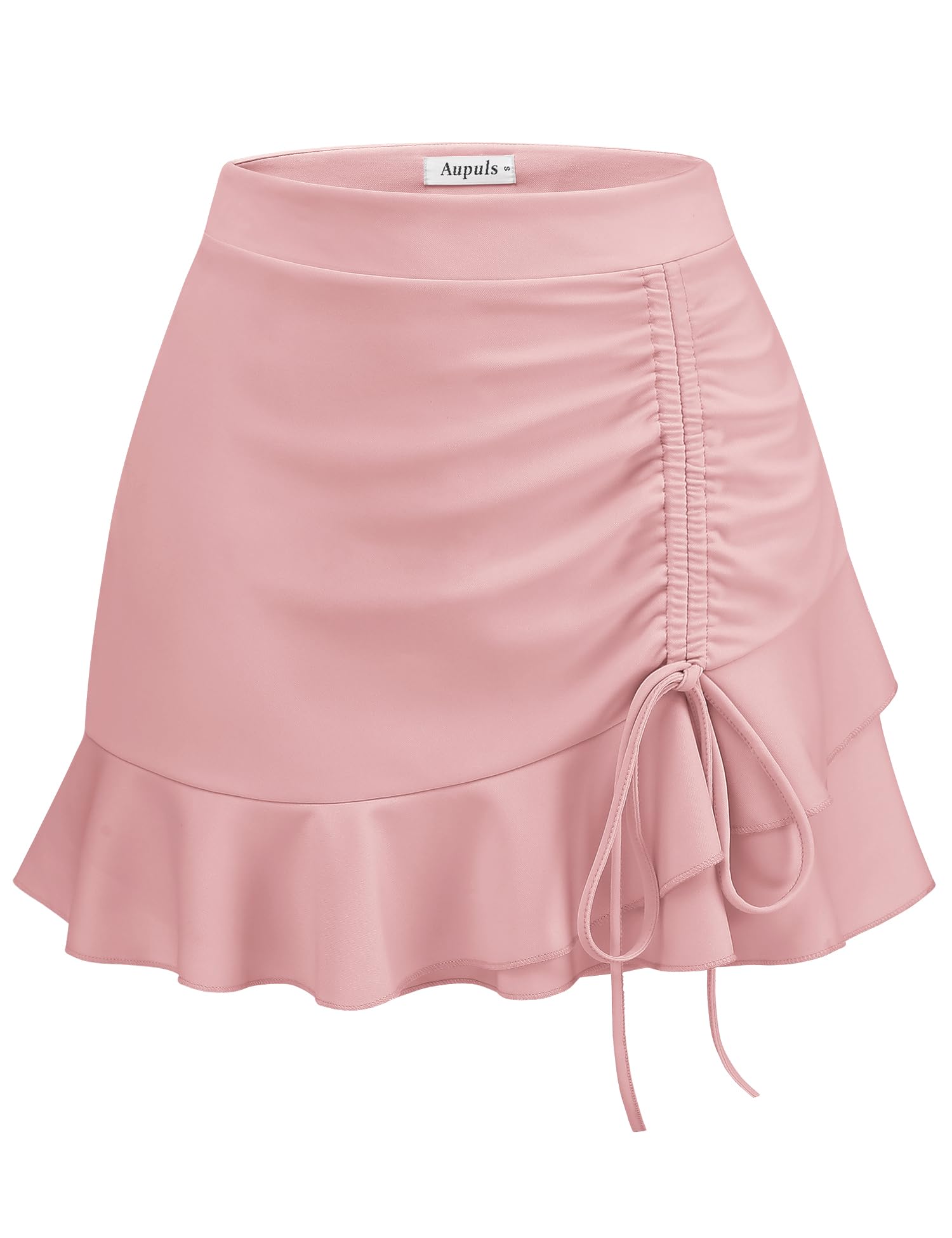 Women's Ruffle Mini Tennis Skirt - Pink XL-image-8de24e10-dfb9-40c1-b2dc-a4eb9b7aa08f-126882