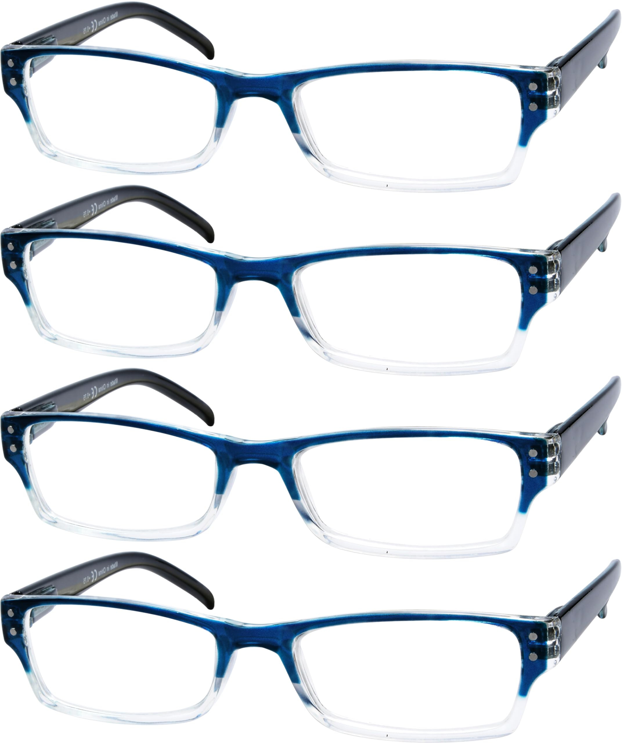 Reading Glasses 4 Pack Spring Hinges - Blue 0.75-image-7a079a55-def5-4cab-a78e-b453a9f4a14c-4514