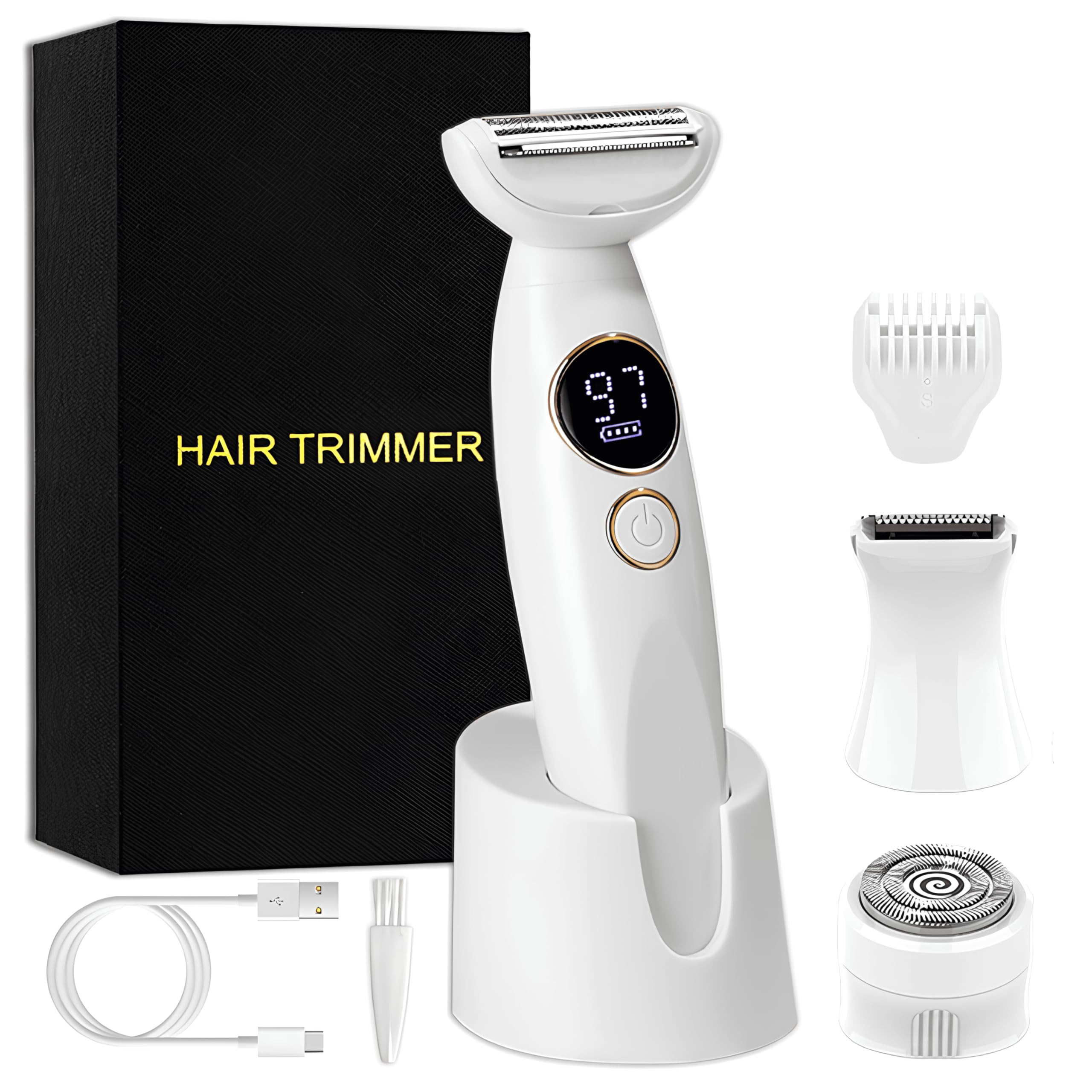 3-in-1 Women's Electric Shaver Wet & Dry - White-image-066b2296-4f53-467f-872c-4066026d7733-4509