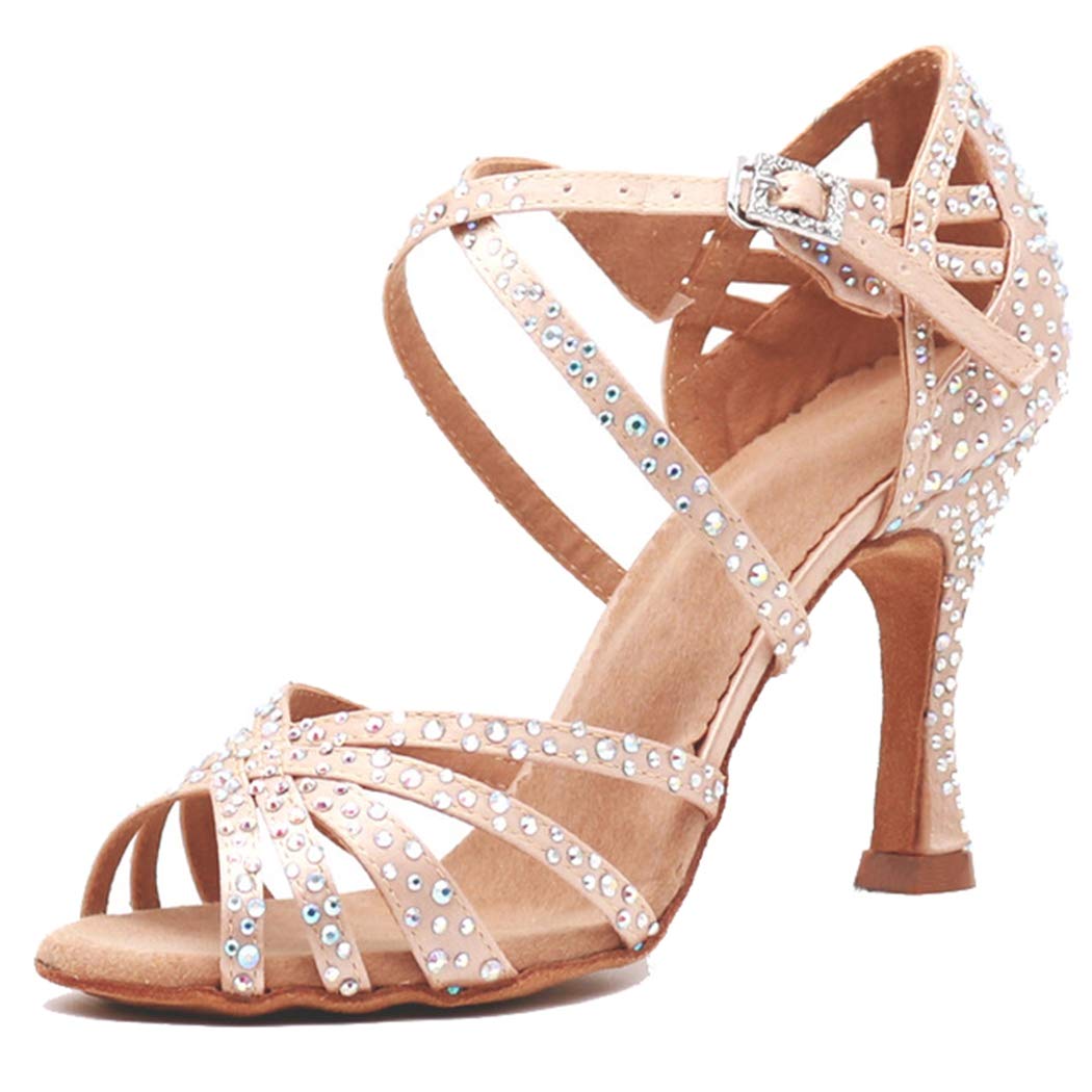 Women's Dance Shoes Peep Toe - Skin 5.5 UK-image-5eed653c-66f8-414b-ae40-dafcb94afeba-127486