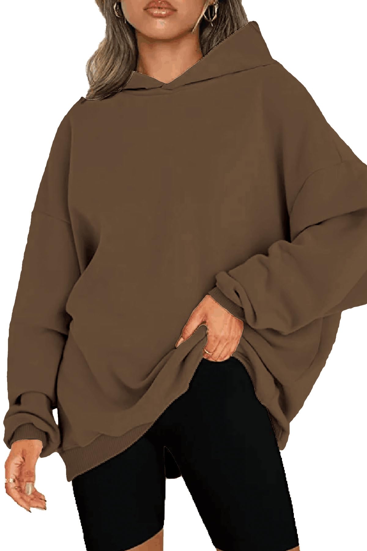 Women's Hooded Sweatshirt - Brown XL-image-73cbb136-5757-47b4-a22f-ab0a5e27ef51-125559