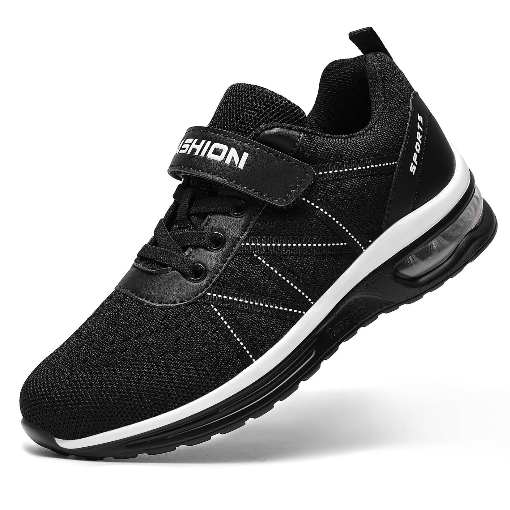 Boys' Trainers Breathable - Black White UK 4.5-image-ded32ff2-4513-424d-9385-ea21f76a6264-268424