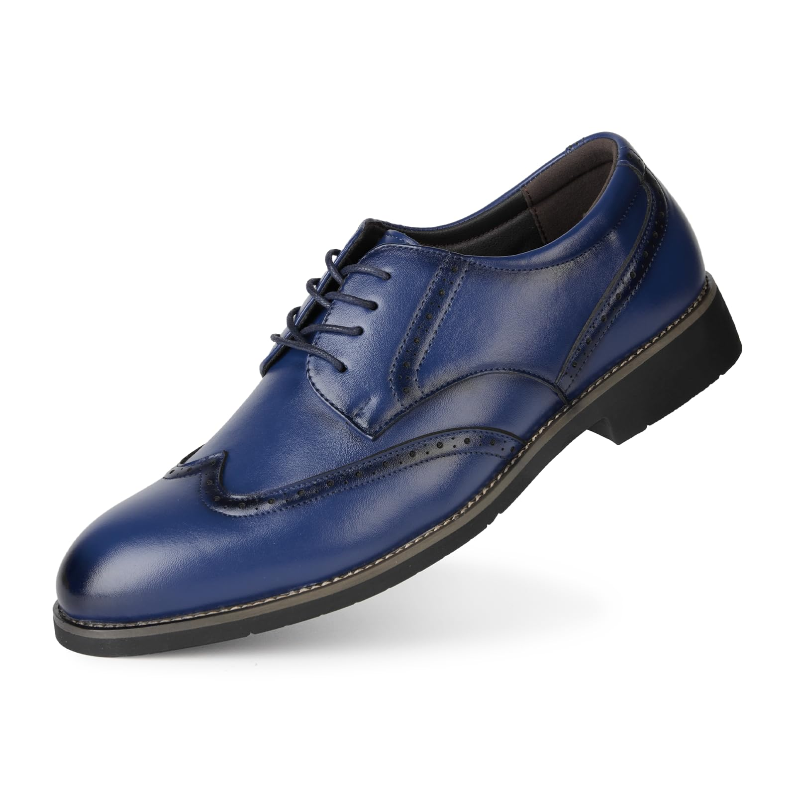 Ryehack Men's Lace-Ups Classic Formal Dress Shoes Brogues Oxford 10-image-f8ce859e-472d-48f6-8b4f-ec4057ed9d30-35359