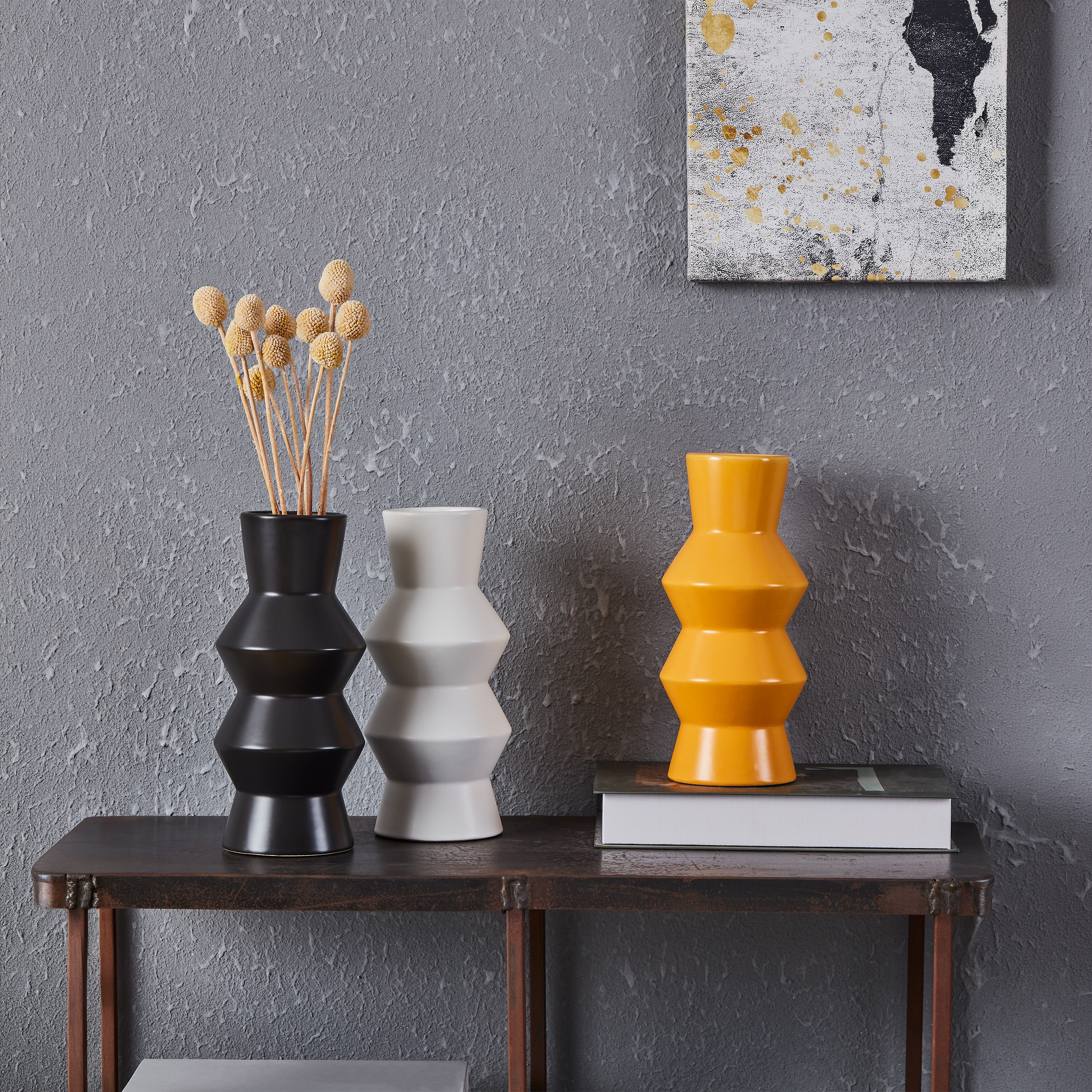 SASEBO Ceramic Vase – White 250mm