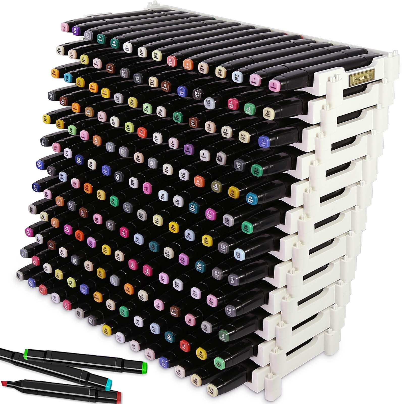 6-Layer Penholder Rack 90 Slots - White 12pcs-image-19c711cd-00df-4888-a47b-0760acf3cf8a-126102