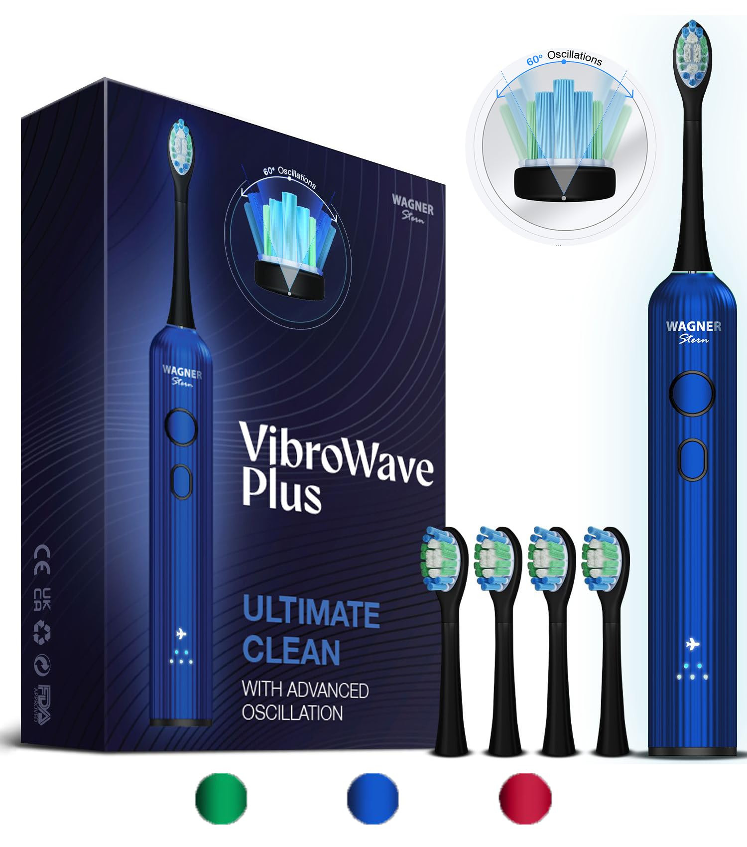 Sonic Electric Toothbrush IPX7 - Moonlit Blue 1 Count-image-cc05e0d0-1709-4096-b454-2cd5b67c3eb7-1250