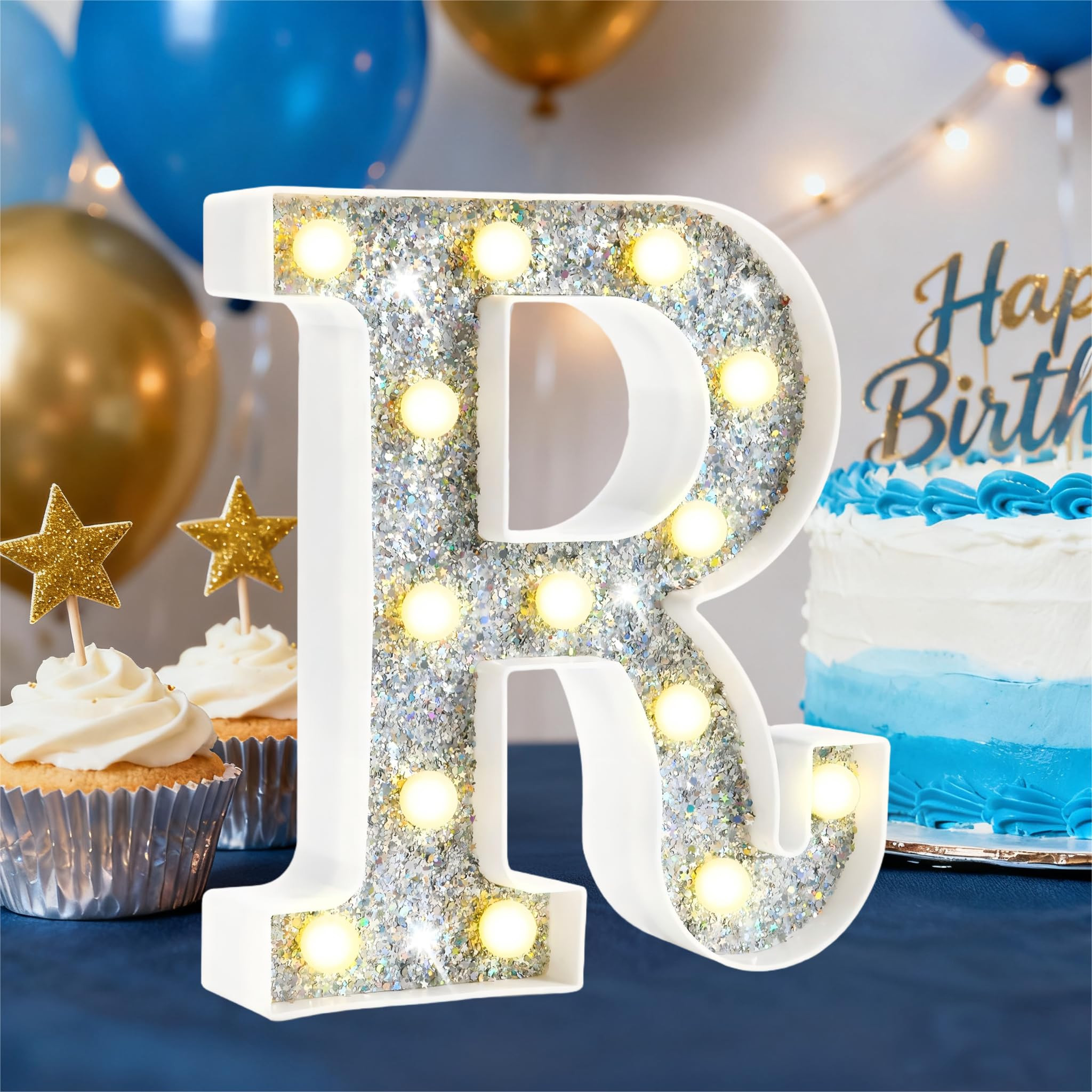 LED Marquee Letter Light - Silver R 8.07x8.86"-image-43bf453f-2eec-4b25-b212-f2a4ff394cd1-268896