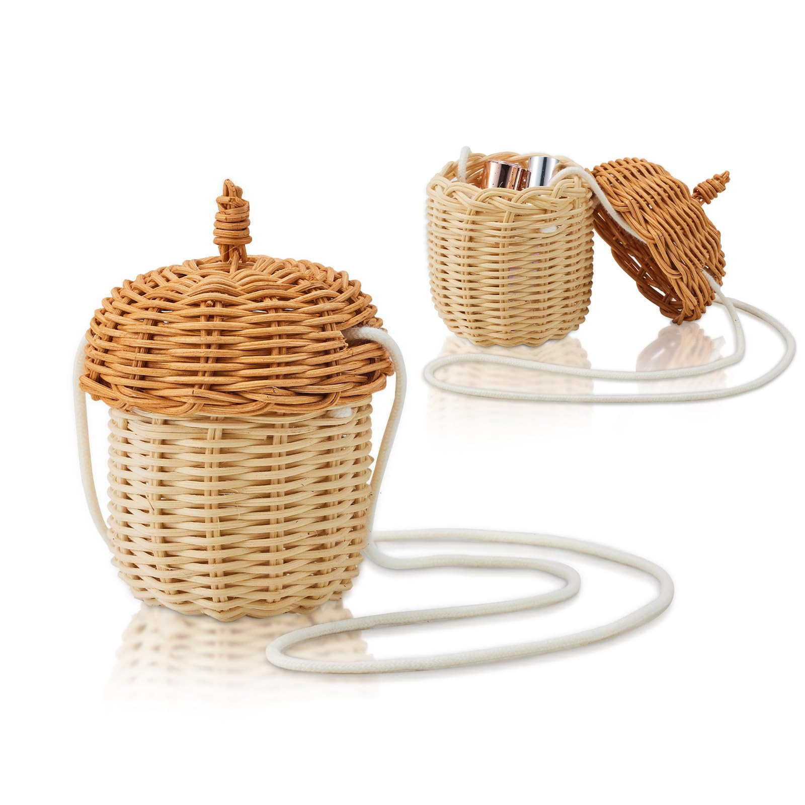 Rattan Basket Set 3-Piece - Natural 9.5x9.5x11-image-6715ba18-06a7-4b80-9f80-ba986b74d12d-1357
