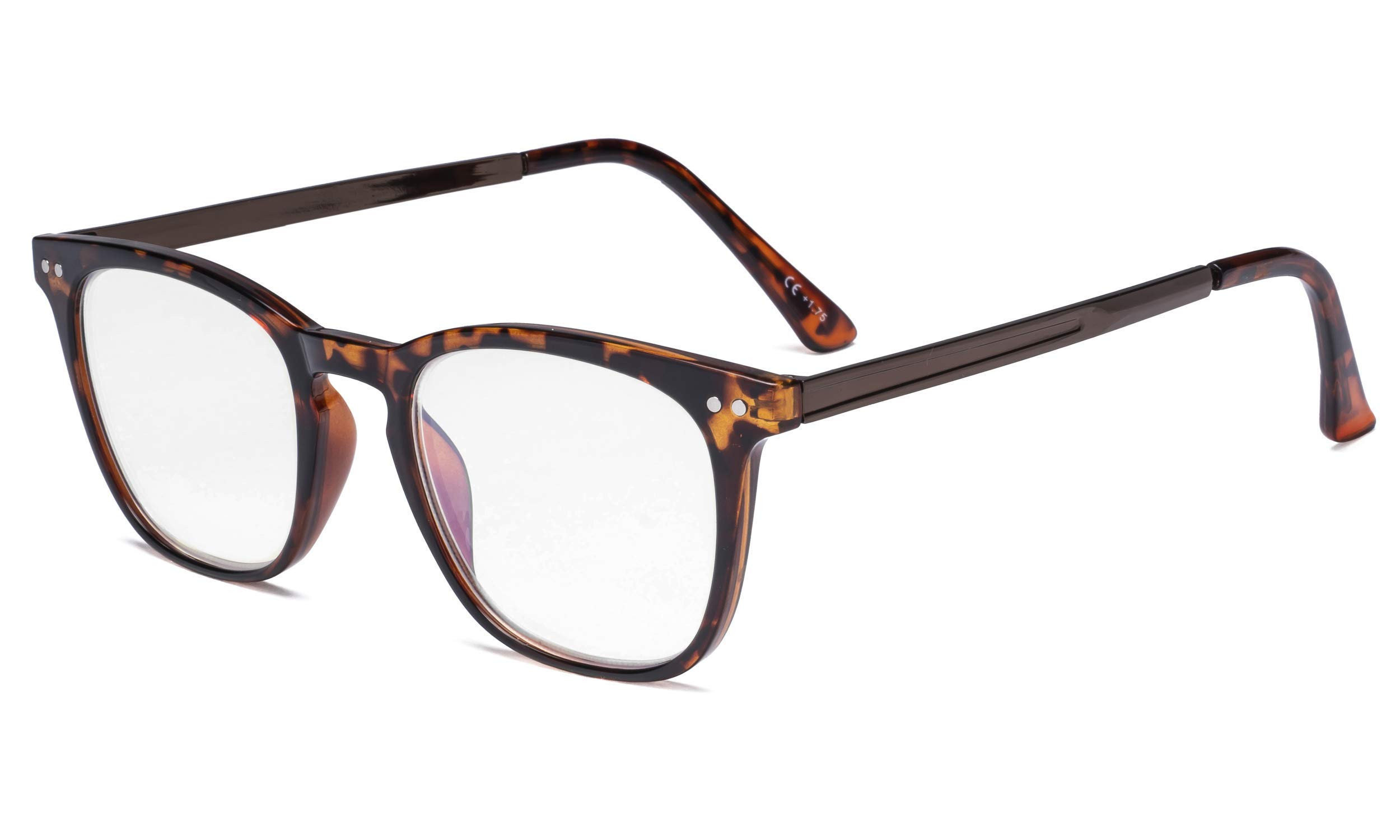 Retro Square Reading Glasses - Tortoise +4.00-image-363e5db1-831a-4e0f-ba2e-42e94f13cbb7-264864