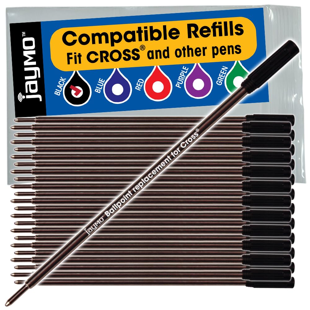 Ballpoint Pen Refills 116mm Medium Tip - Black 24 Pack-image-5b4e2490-9d65-4786-8ea6-a766ef2a919d-125796