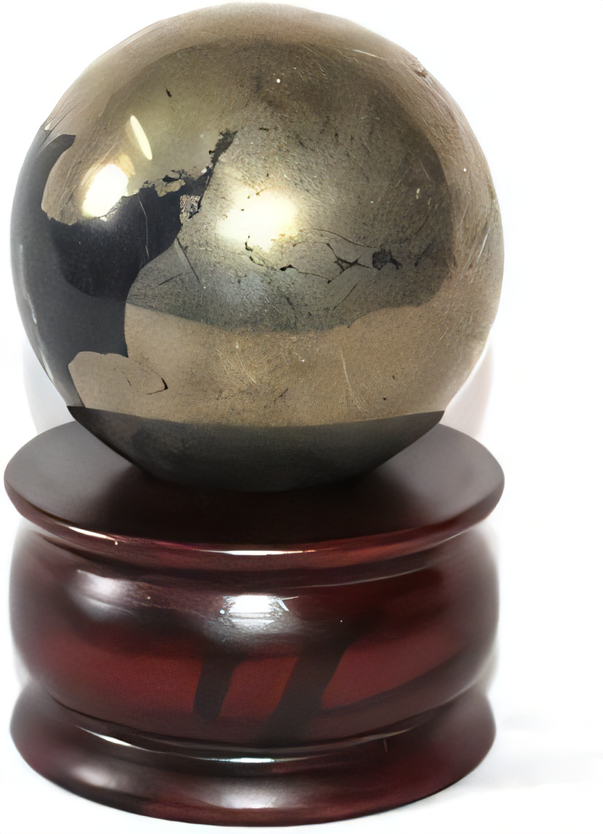 Pyrite Healing Sphere with Stand - Mix Polished-image-e5f92f47-32fb-4a31-b307-01d2833fd4f6-114676